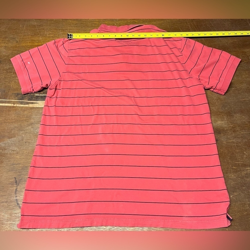 Tommy Hilfiger Men’s Polo Shirt - Red With Stripes - Custom Fit - Size XXL Reg - Picture 5 of 5